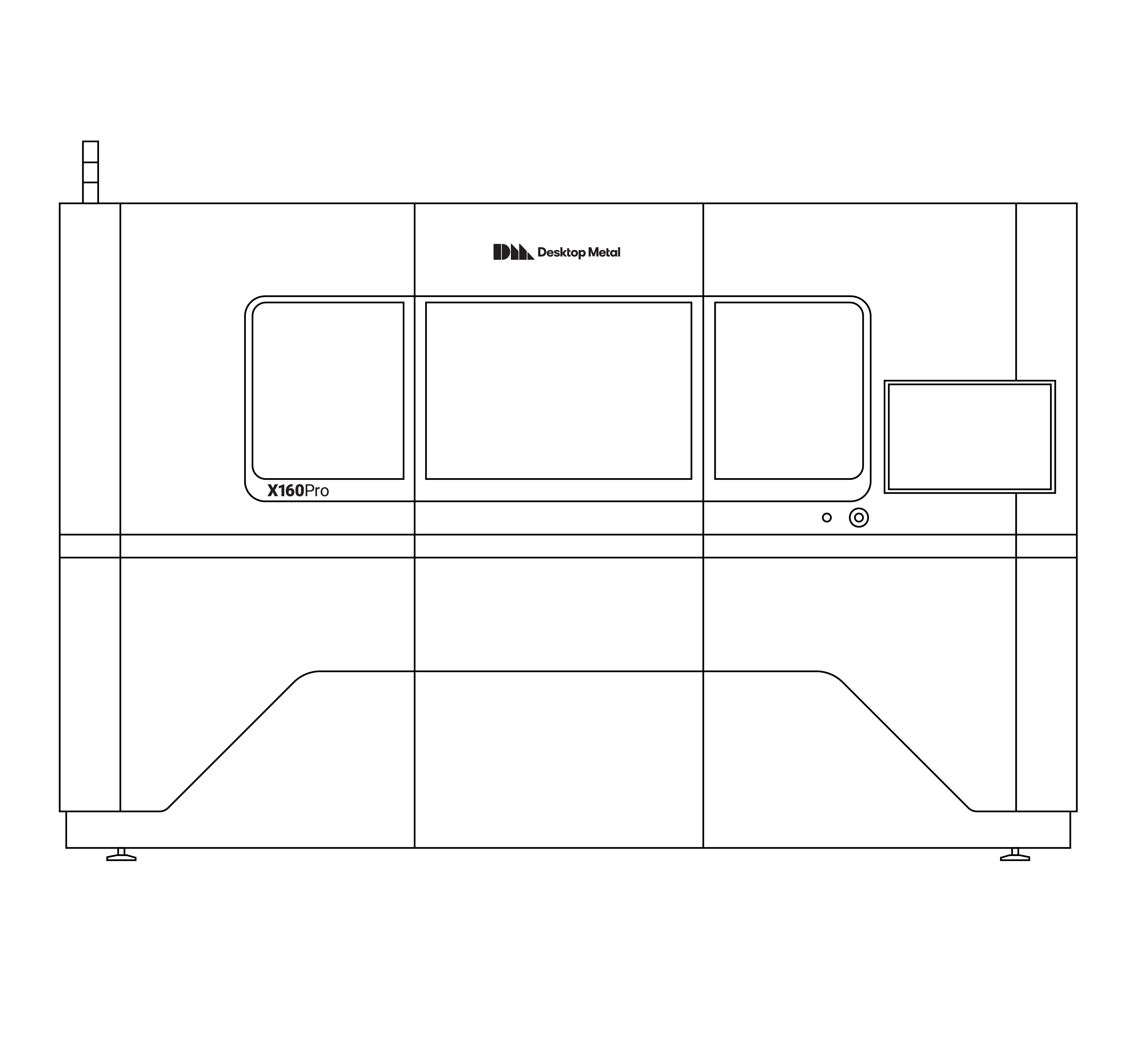 Desktop Metal SX160 Pro Diagram