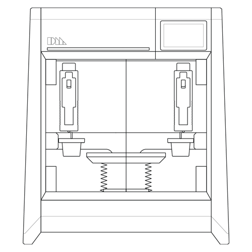 Desktop Metal Studio System Printer Diagram